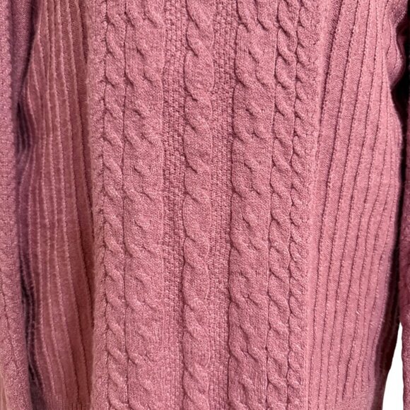 EST. 1876 Bass Cable Knit Sweater SZ Large Fall - Picture 6 of 8